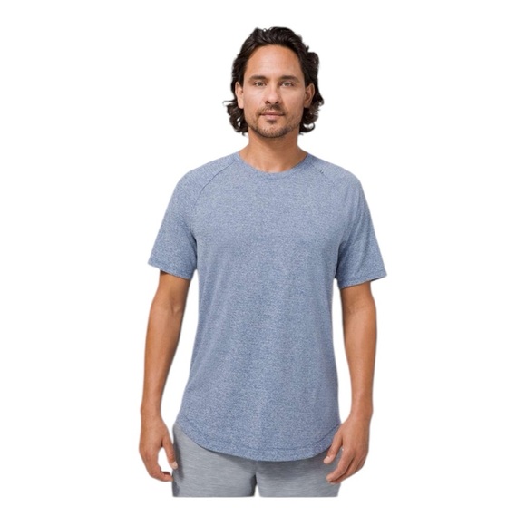 lululemon athletica Blue Short Sleeve Tee - Picture 1 of 8
